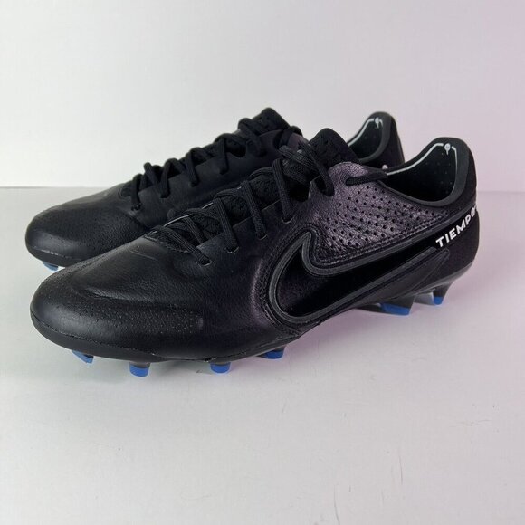 Nike Tiempo Legend 9 Elite FG Black Smoke Grey Soccer Cleats Men\'s 7-7.5 main image 4